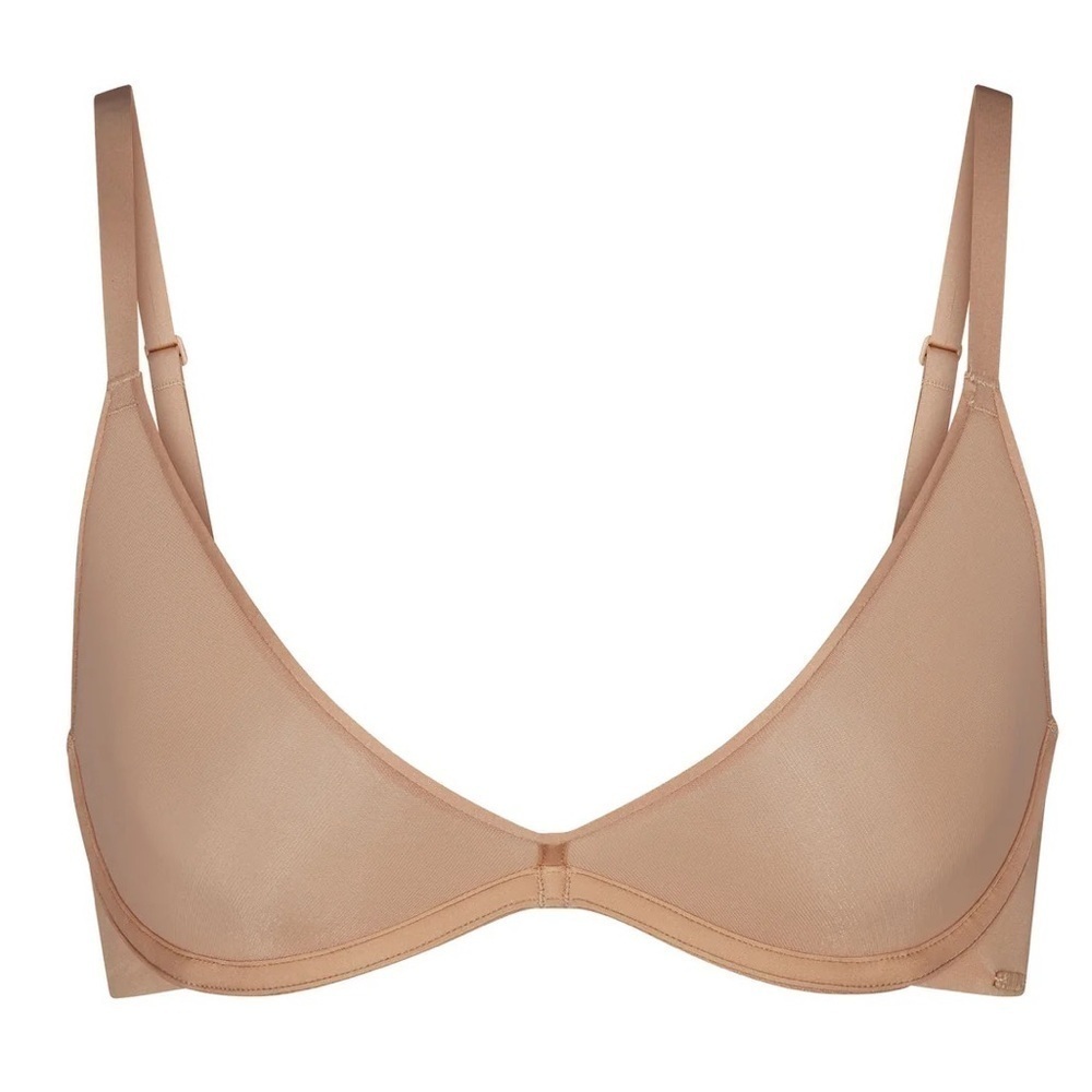 Skims Weightless Scoop Bra Clay Plus Size 42DDD O2